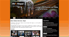 Desktop Screenshot of bvsnepal.org.np